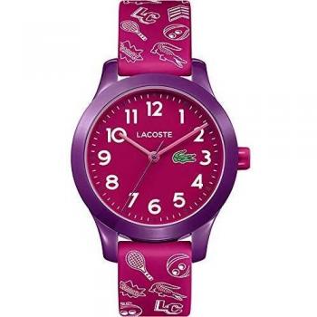 Lacoste Kids Pink Silicone Watch