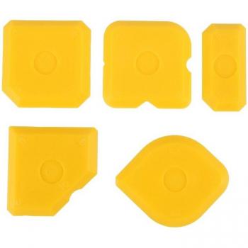 5-Piece Grouting Tool Set with Scrapers and Spatulas