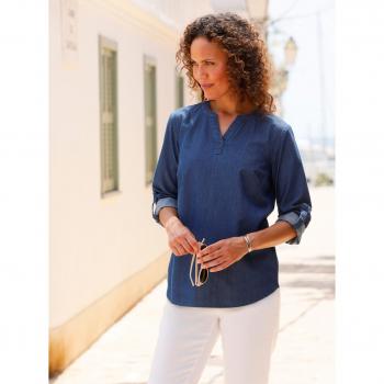 Jean-Top Casual Looks für Frauen 42, blau