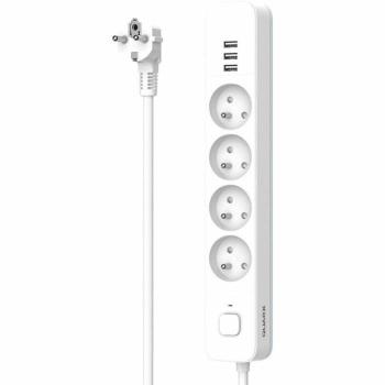 Multiprise QUARX 4P + 3 USB