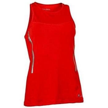 Salming Poppy Red Mélange Damen‑Laser‑Tank L
