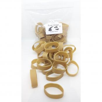 5 x Short Thick 2 inch x 1/2 inch Strong Rubber Elastic Bands 50mm x 12mm No.81