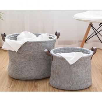 Cesta “Armario” de Fieltro Lujoso – Ideal para Ropa Sucia