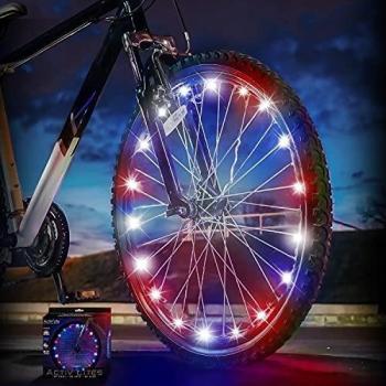 Ultimate Patriotic One‑Wheel Bike Light