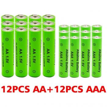 Pack batterie AA 3800 mAh et AAA 3000 mAh – éclairage LED et lecteur MP3