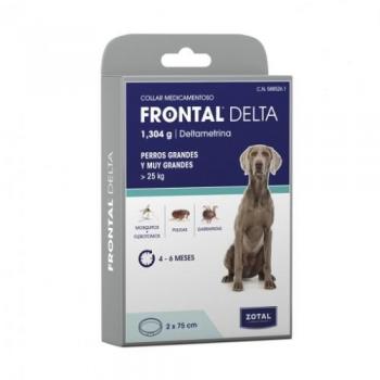 Delta Collars Frontal, Tratamiento Antiparasitario 75 cm