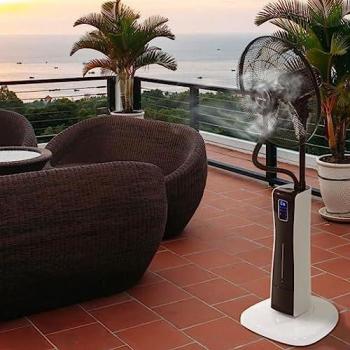 Niklas 5 Blades Evapo‑Van Roulant, Réservoir d’H2O Nebulisé Fan Plus