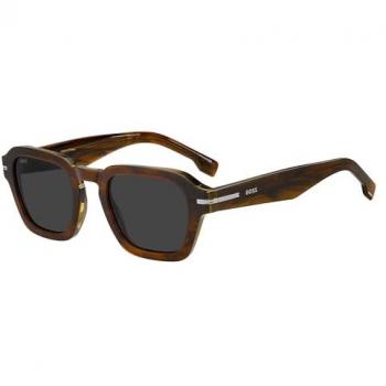 BOSS 1853/S EX4 IR Men's Brown Eyewear – 49mm