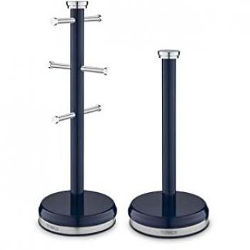 Tower Belle Mug Tree and Kitchen Roll Holder Set