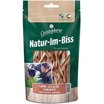 Christopherus Snack Natur-im-Biss Lamm Seelachs Sandwich 70g (Menge: 12 je Bestelleinheit)
