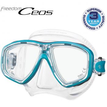 Masque Tusa Freedom Ceos pour plongée sous-marine adulte avec optiques