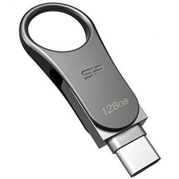 USB Pendrive Silicon Power SP128GBUC3C80V1S Silber