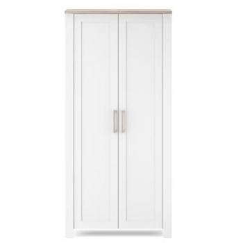 Silver Cross Valencia White & Natural Ash Wardrobe