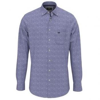 FYNCH‑Hatton Camicia Blu Navy XL – Stampa Story