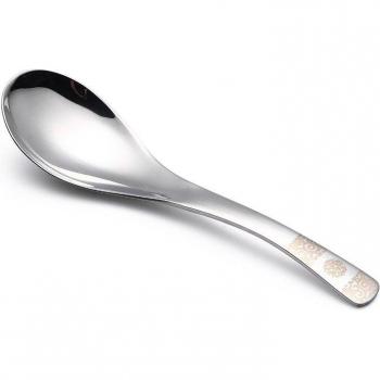 Large Capacity 304 Stainless Steel Cinnerware Spoon
