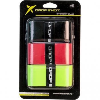 Coffret Drop Shot Club 3 unités – couleurs noir-jaune