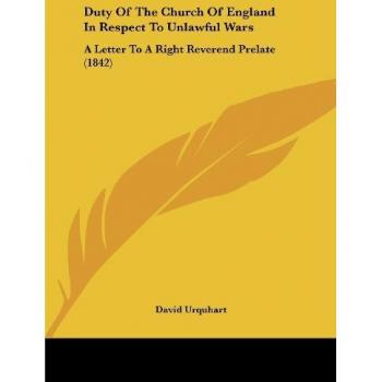 Duty Of The Church Of England In Respect To Unlawful Wars