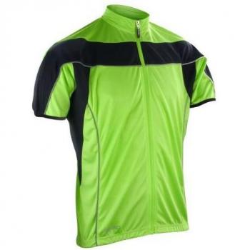 Tee Ciclismo Spiro Bikewear Nero Ciano