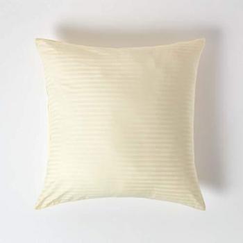 Continental 330 TC Egyptian Cotton Pillowcase in Pastel Yellow, 80 x 80 cm
