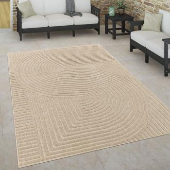 Paco Home Outdoor/Indoor 120x170 Beige