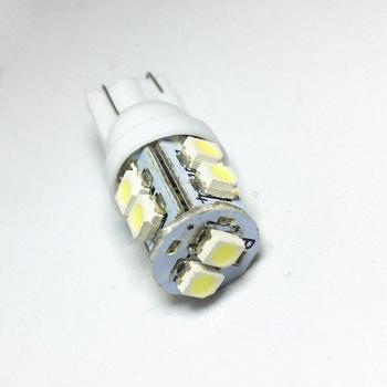T10 10 SMD LED Wedge Bulb White Blue Car Light DC 12V