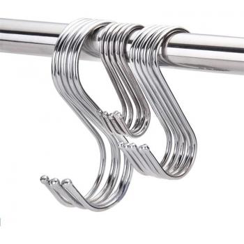 Stainless Steel S Shaped Hooks for Bathroom