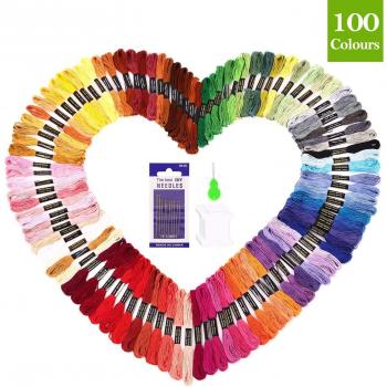 Rainbow Friendship Bracelet Floss Thread Set