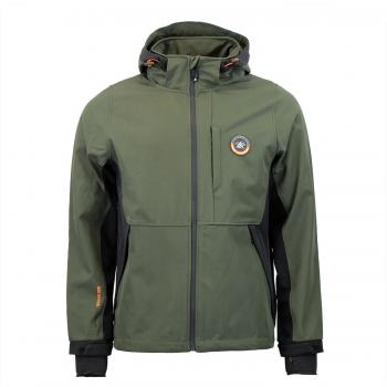 Giacca softshell Peak Mountain Cafe con retro in rete