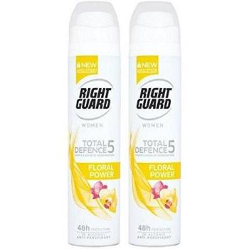 Right Guard Women Total Defence 5 Floral Power Deodorant Spray 250ml