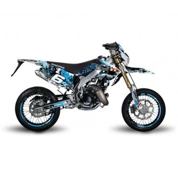 Set adesivi 19 pezzi Stage6 blu e nero