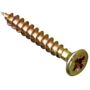 Forgefix Multi-Purpose Pozi Screw CSK ST ZYP 4.5 x 35mm Box 200