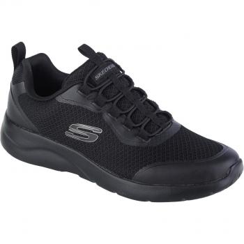 Skechers Dynamight 2.0 Setner – Schwarze Herren-Sneakers (Vegan), 41,5