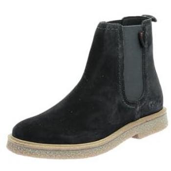Stivaletti Chelsea in pelle Kickers Lorel blu