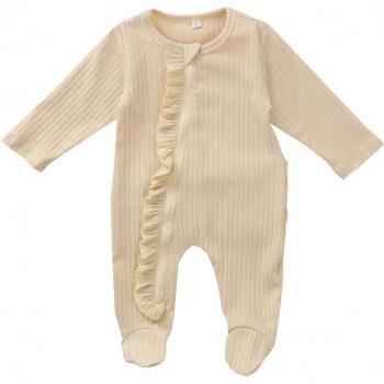 Manta Cálida para Dormir de Bebé, Ropa de Otoño con Cremallera y Mangas Largas, 0-6M