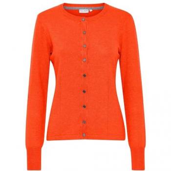 Strickjacke PULZ JEANS PZSara XL – Damen-Strick mit Zierknöpfen