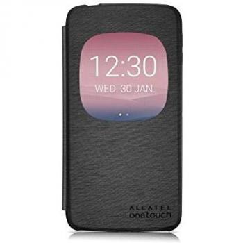 Coque Alcatel One Touch Idol 3 5,5 avec rabat Gris