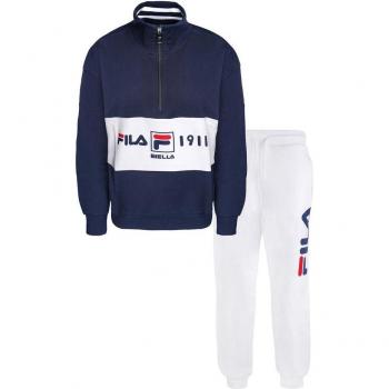 Pijamas Fila Mujer en color azul marino con detalles blancos – S