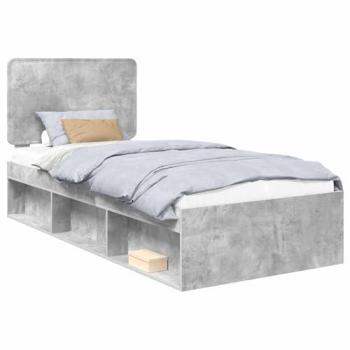 Pinewood Concerte Bed Frame + Headboard (90 × 200 cm) – VidaXL