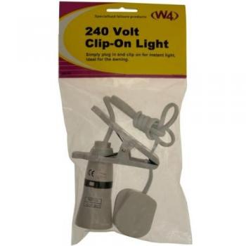 Genuine 20034 W4 Clip‑On Light, 240V, White