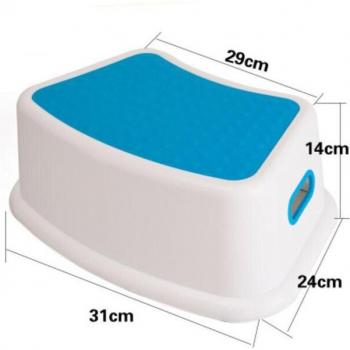 Non-Slip Children's Bath Stool with Step Pads