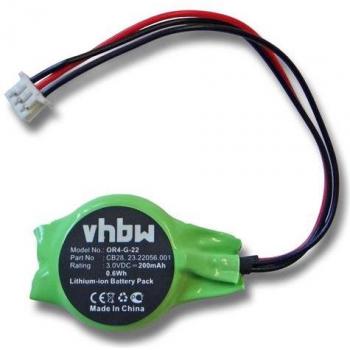 Batteria VHbw 200 mAh 3V per Dell Inspiron 1721