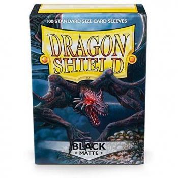 Fundas Estándar Negro Mate (100 fundas)