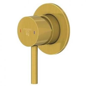 Steinberg Serie 100 Wannen-/Brausearmatur, Einhebelmischer, Unterputz, 1 Verbraucher, 1002250, Farbe: Brushed Gold