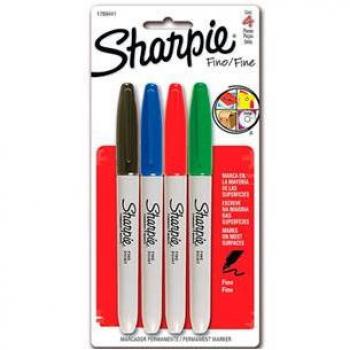 Marcador Permanente Fino Sharpie Variedad de Colores