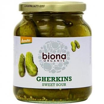Biona Sweet Sour Organic Gherkins