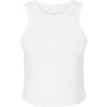 Bella+Canvas Women's Racerback Micro Rib Tank Extra Large White Blend