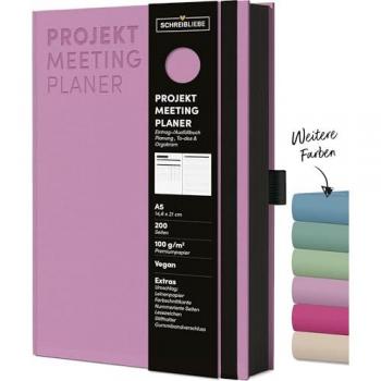 Projekt-Meeting Planer Flieder