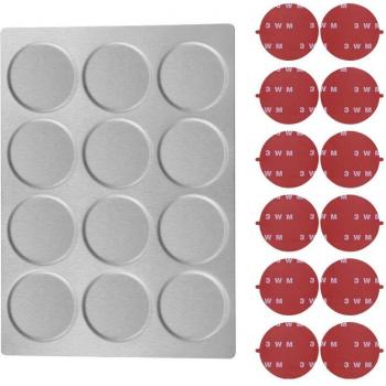 Pots à épices magnétiques, 12 récipients en acier inoxydable, support mural inclus