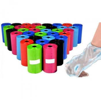 Recogedor higiénico de heces de perro/gato, caja con 960 piezas, diferentes colores