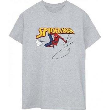 Marvel Damen T-Shirt Spider-Man und Buchfreund